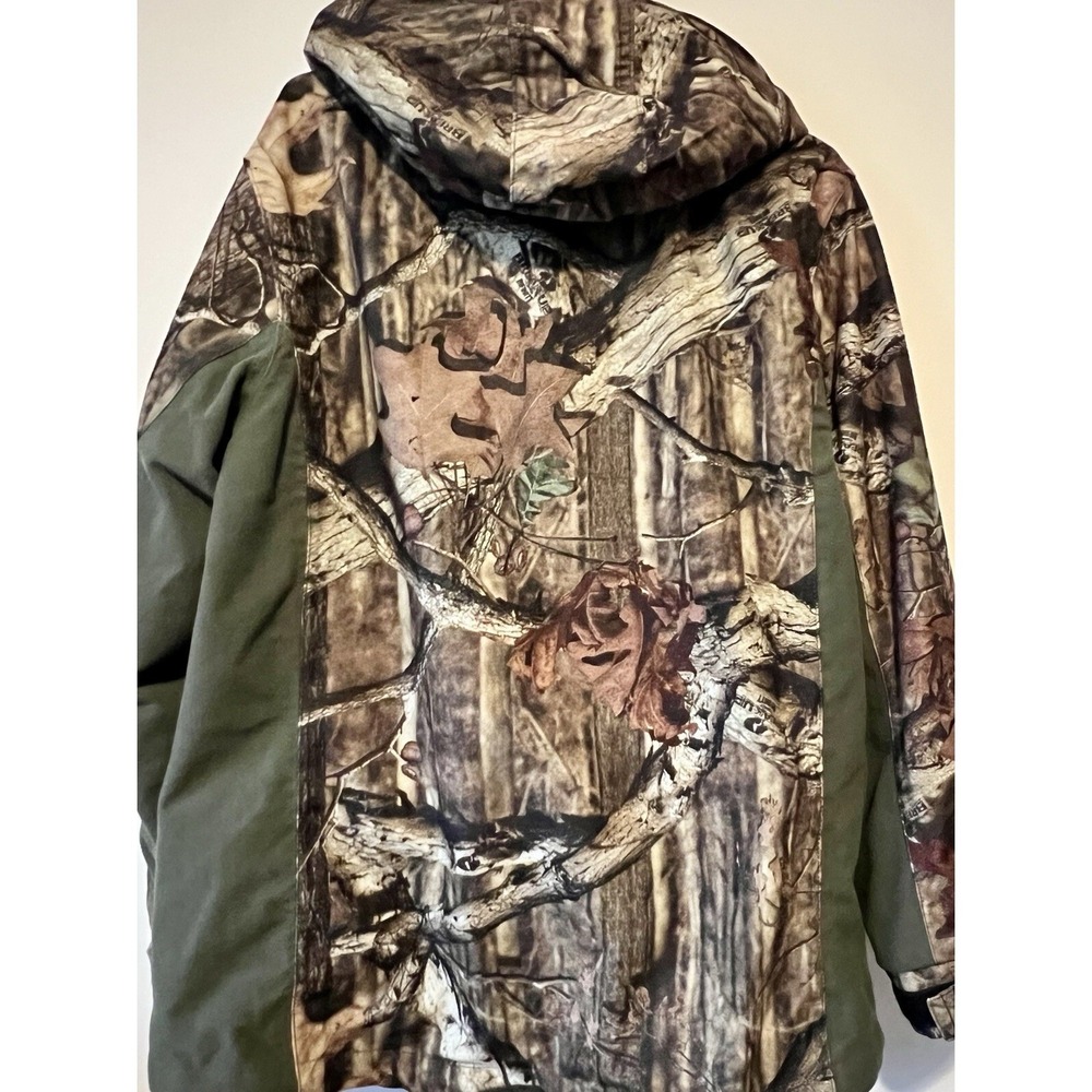 Yukon Gear Mens M Mossy Oak Break-Up Infinity Camo Hooded Jacket Green - Picture 6 of 12